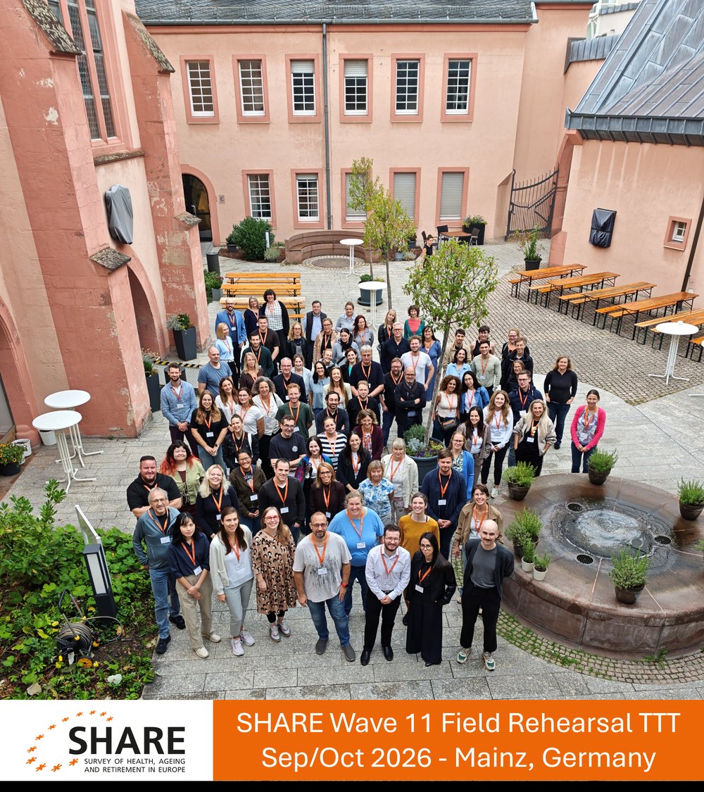 Foto di gruppo — SHARE Wave 11 Field Rehearsal TTT, Mainz 2026